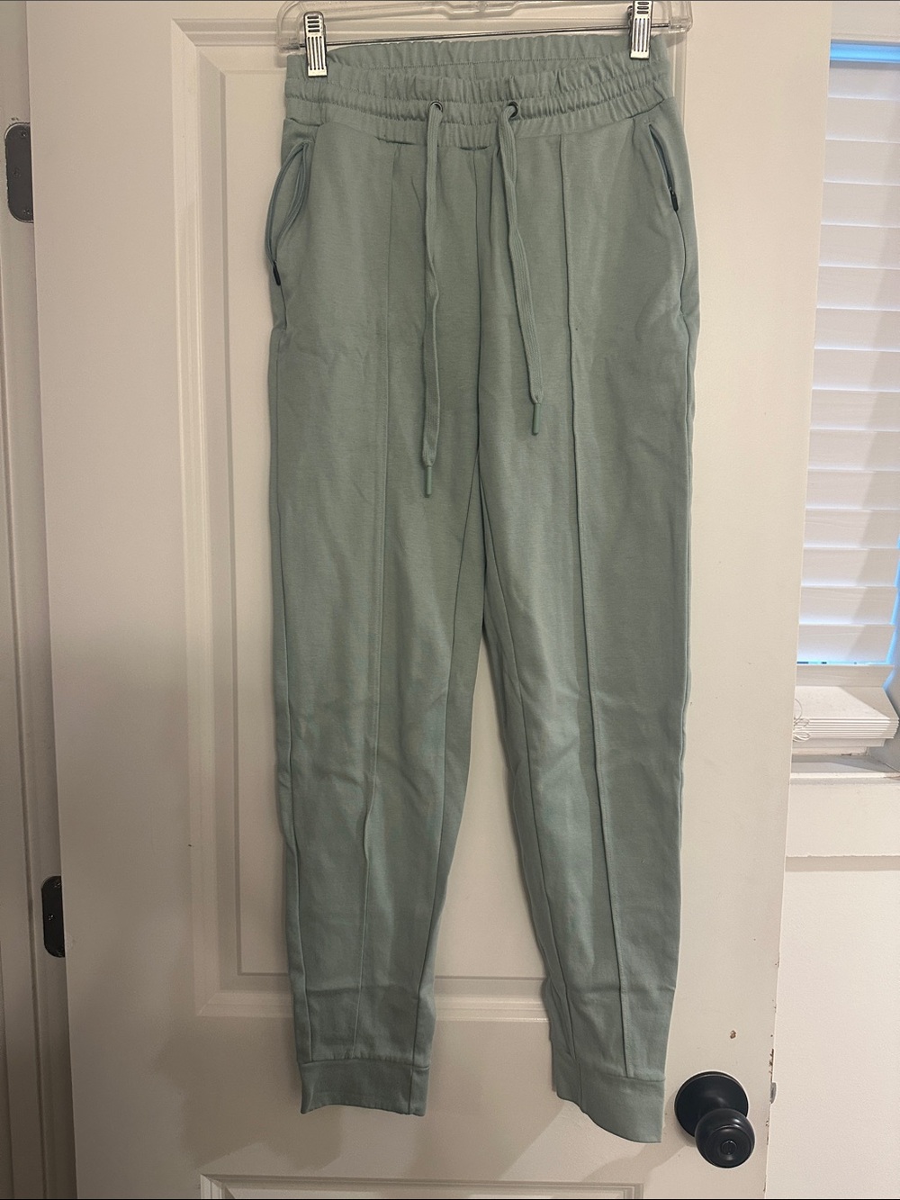 Women’s Sage Green Drawstring Jogger Pants